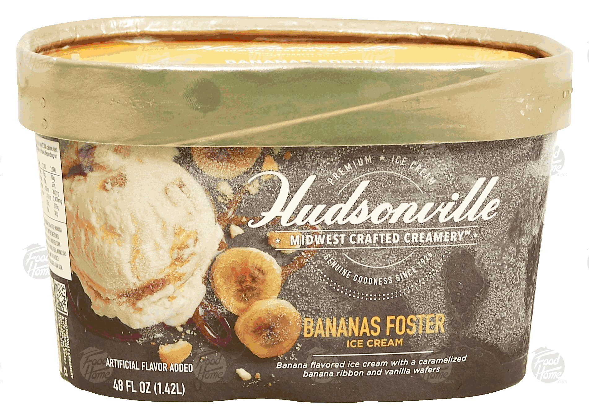 Hudsonville Midwest Crafted Creamery bananas foster ice cream Full-Size Picture